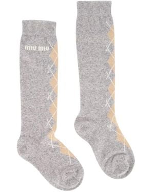 Miu Miu Socks - Grey