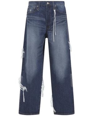 MASTERMIND WORLD Straight Jeans - Blue