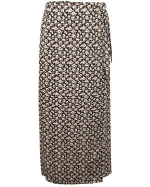 EMMA & GAIA Midi Skirts - Brown