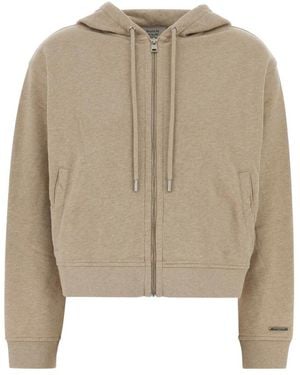 Maison Kitsuné Zip-Throughs - Natural