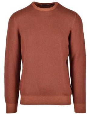 Vengera Round-Neck Knitwear - Marrón