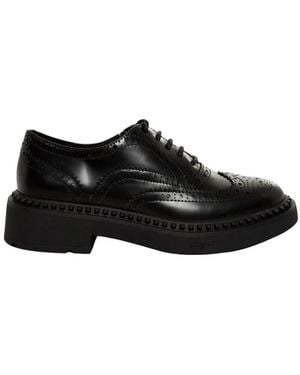 Ash Laced Shoes - Negro