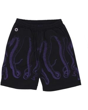 Octopus Casual Shorts - Blu