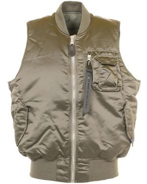 Alpha Industries Jassen ,Groen ,Ma-1 Base Vest