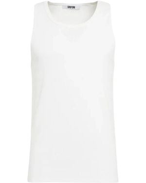 Grifoni Sleeveless Tops - White