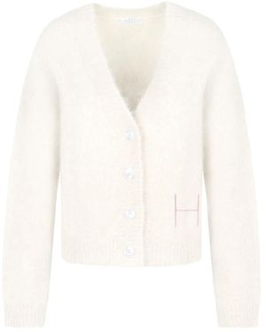 Hèst Pernille Kurzer Cardigan - Weiß
