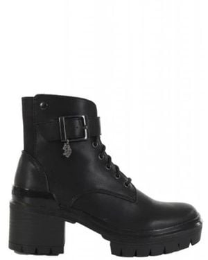 U.S. POLO ASSN. Haley001 Schnürstiefeletten - Schwarz