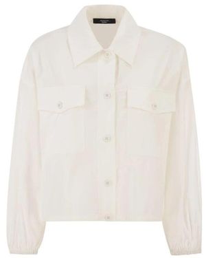 Weekend by Maxmara Wkiorigano Katoenen Shirt - Wit