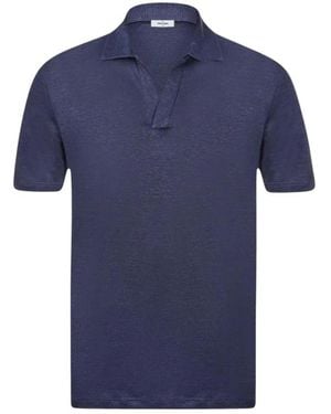 Gran Sasso Col Ouvert Polo - Blauw