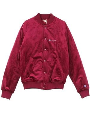 Champion Bomber Jacket Bomber Jacket - Red