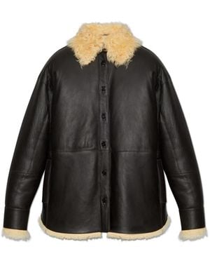 Acne Studios Leather Jackets - Negro