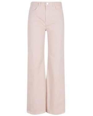Seventy Broeken ,Roze ,Katoen Wide Broeken