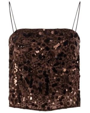 Nenette Sleeveless Tops - Marrón