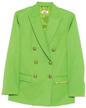 Elisabetta Franchi Blazers - Green
