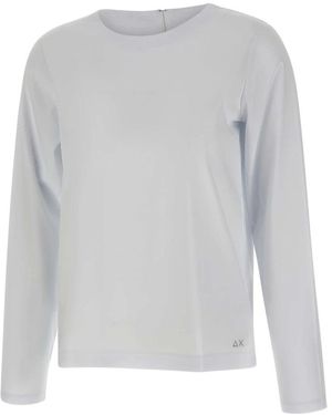Sun 68 Long Sleeve T-Shirts - Grey