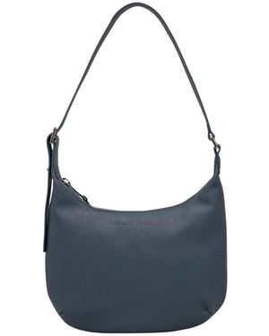 Samsøe & Samsøe Tassen ,Blauw ,Leer Safreja Schoudertas