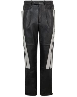 Moschino Leather Trousers - Gris