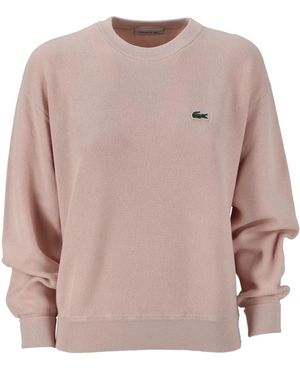 Lacoste Round-Neck Knitwear - Roze