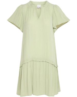 Ichi Short Dresses - Verde