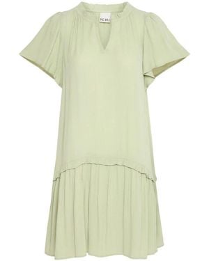Ichi Short Dresses - Verde