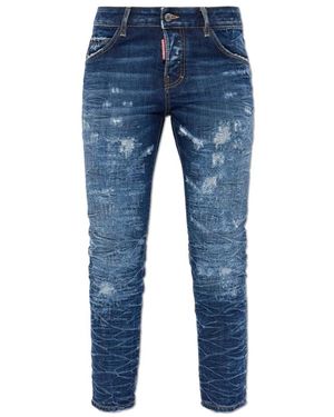 DSquared² Cropped Jeans - Azul