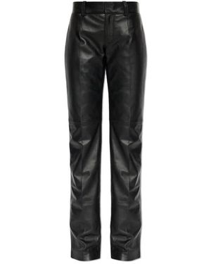DSquared² Broeken ,Zwart ,Leer Leren Broek