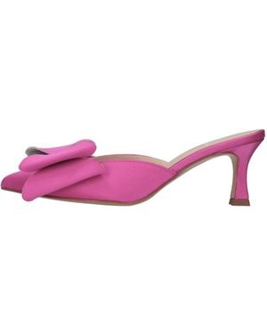 Ovyè Schoenen ,Roze ,Leer Satin And Glitter Mule