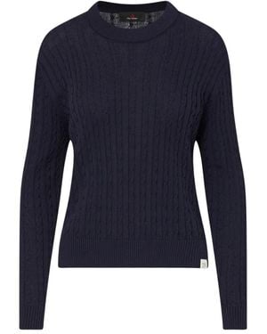 Peuterey Round-Neck Strickwaren - Blau