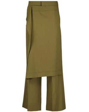 Ami Paris Wide Trousers - Green