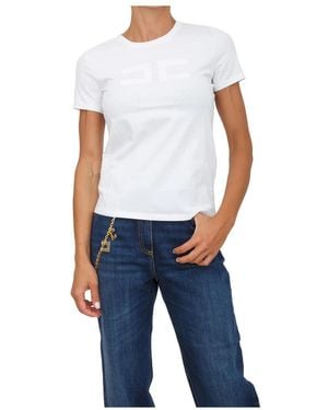 Elisabetta Franchi T-Shirts - Azul