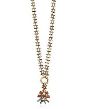 Etro Messingkette Mit Anhänger - Mettallic