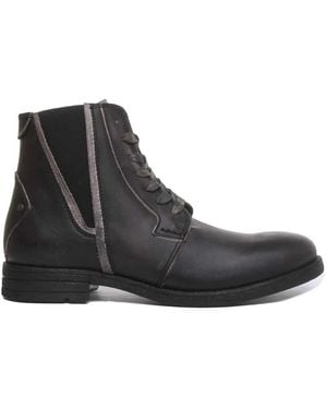Replay Lace-Up Boots - Black