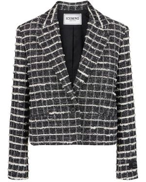 Iceberg Tweed Jackets - Nero