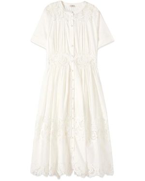 Oltre Shirt Jurken - Wit