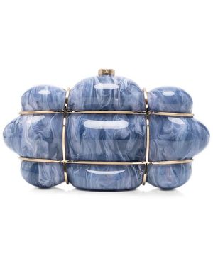 Cult Gaia Tassen ,Blauw ,Wol Bolla Clutch
