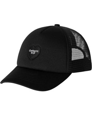 Carhartt Heart Patch Trucker Cap - Zwart