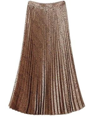 Twinset Maxi Skirts - Brown