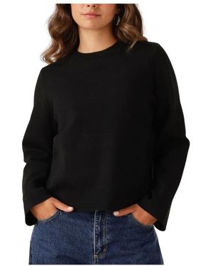 Object Reynard Rundhals-Pullover - Schwarz