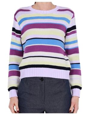 Marella Round-Neck Knitwear - Azul