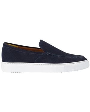 Doucal's Herren Wildleder Slipper - Blau