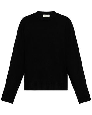 FRAME Kaschmirpullover Mit Rundhalsausschnitt - Schwarz