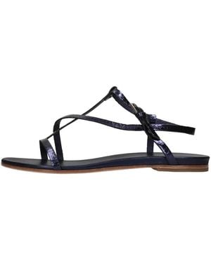 Roberto Del Carlo Flat Sandals - Blue