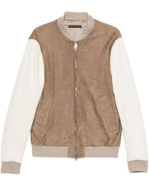 Low Brand Bomber Jackets - Marrón