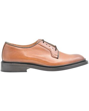 Tricker's Braune schnürschuhe für männer - Pink