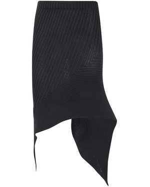 Issey Miyake Subdued Skirt - Zwart