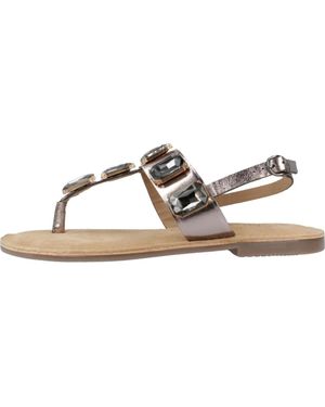 Carmela Flat Sandals - Metallizzato