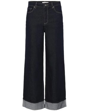 Kaffe Wide Jeans - Blue