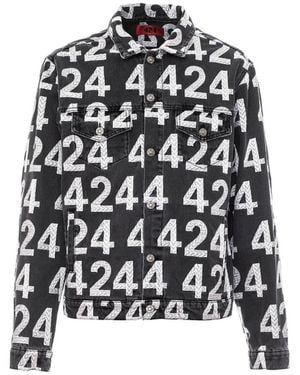 424 Denim Jackets - Black