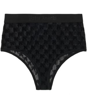 Palm Angels Ondergoed ,Zwart ,Monogram Lace Ondergoed