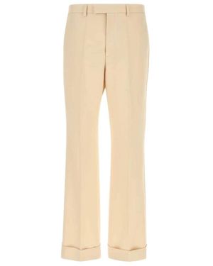 Valentino Garavani Wide Trousers - Natural